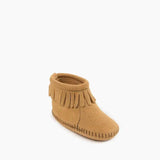 Infant's Back Flap Bootie Tan