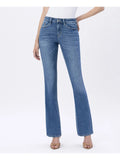 High Rise Stretch Slim Bootcut Jeans