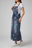 Sarah Overall Dress - Cherry On Top - Wild Skyes