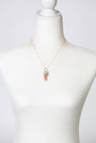 Embrace 17-19" Peach Moonstone, Sunstone, Freshwater Pearl W - Wild Skyes