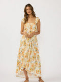 Tiered Ruffle Maxi Dress
