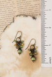 Rustic Creek Czech Glass Cluster Earrings - Wild Skyes