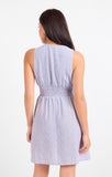 GARDEN SUN TIE MIDI DRESS - Wild Skyes