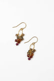 Sapphire Faceted Sapphire Dangles Cluster Earrings - Wild Skyes