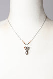 Moonlight 17-19" Pearl, Moonstone Cluster Necklace - Wild Skyes