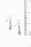 Embrace Freshwater Pearl, Czech Glass With Rose Quartz Simpl - Wild Skyes