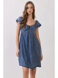Tencel Flow Short Sleeve Mini Dress