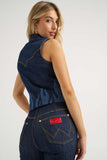 Wrangler® X Lainey Wilson Western Shirt - Dark Denim