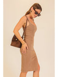Rodeo Night Out Midi Stretchy Denim Dress