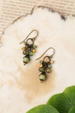 Rustic Creek Czech Glass Cluster Earrings - Wild Skyes