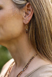 Sapphire Faceted Sapphire Dangles Cluster Earrings - Wild Skyes