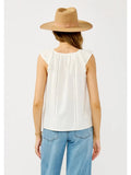 Ladder Lace Ruffle Sleeve Top - Wild Skyes