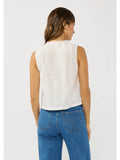 Sleeveless Eyelet Lace Tank Top - Wild Skyes