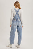 Denim Barrel Overalls