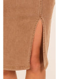 Rodeo Night Out Midi Stretchy Denim Dress