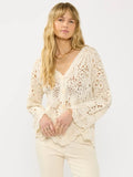 Floral Crochet Lace Cardigan
