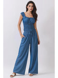 Tencel Wide Leg Pants