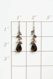 Claridad Smoky Quartz Dangle Earrings - Wild Skyes