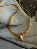 Meredith Marquise Necklace