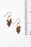 Sapphire Faceted Sapphire Dangles Cluster Earrings - Wild Skyes