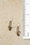 Dunes Pyrite With Czech Glass Dangle Earrings - Wild Skyes