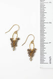 Sapphire Faceted Labradorite Rondelle Dangles Cluster Earrings - Wild Skyes
