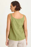 Shawnie Linen Billowy Pintuck Tank - Wild Skyes