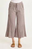 Doyen Textured Gauze Crop - Wild Skyes