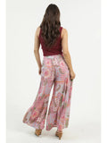 Printed Wide Leg Pants - Wild Skyes