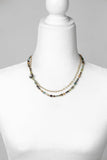 Thrive 17-19" Iolite, Blue Apatite, Peridot, Labradorite, Sunstone, Moonstone, Chyrsocolla With Sterling Silver Flower Multistrand Necklace - Wild Skyes