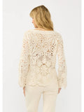 Floral Crochet Lace Cardigan