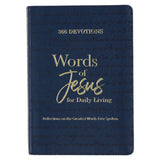 Words of Jesus for Daily Living Blue Faux Leather Devotional