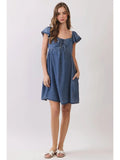 Tencel Flow Short Sleeve Mini Dress