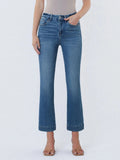 High Rise Seamless Wb Trouser Hem Kick Flare Jeans