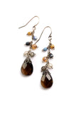 Claridad Smoky Quartz Dangle Earrings - Wild Skyes