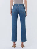 High Rise Seamless Wb Trouser Hem Kick Flare Jeans