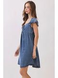 Tencel Flow Short Sleeve Mini Dress
