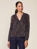 Foil Print Fem Blouse - Wild Skyes