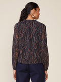Foil Print Fem Blouse - Wild Skyes