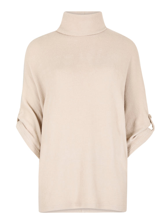 APRICOT SOFT TOUCH HIGH NECK TOP