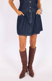 BODEGA DENIM MINI SKIRT