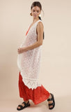 TATUM CROCHET DUSTER CARDIGAN VEST
