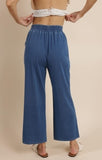 WANDERWAVE SUPER STRETCH DENIM WIDELEG PANT