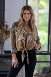 Donella Collared Blouse - Wild Skyes