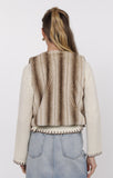 DEMI FAUX FUR CROPPED VEST