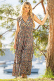 Peyton S/less Boho Dress - Wild Skyes