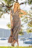 Peyton S/less Boho Dress - Wild Skyes