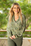 Sherwood L/sleeve Blouse - Wild Skyes