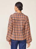 BUTTON DOWN PLAID TOP