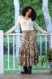 Masai Frill Maxi Skirt - Wild Skyes